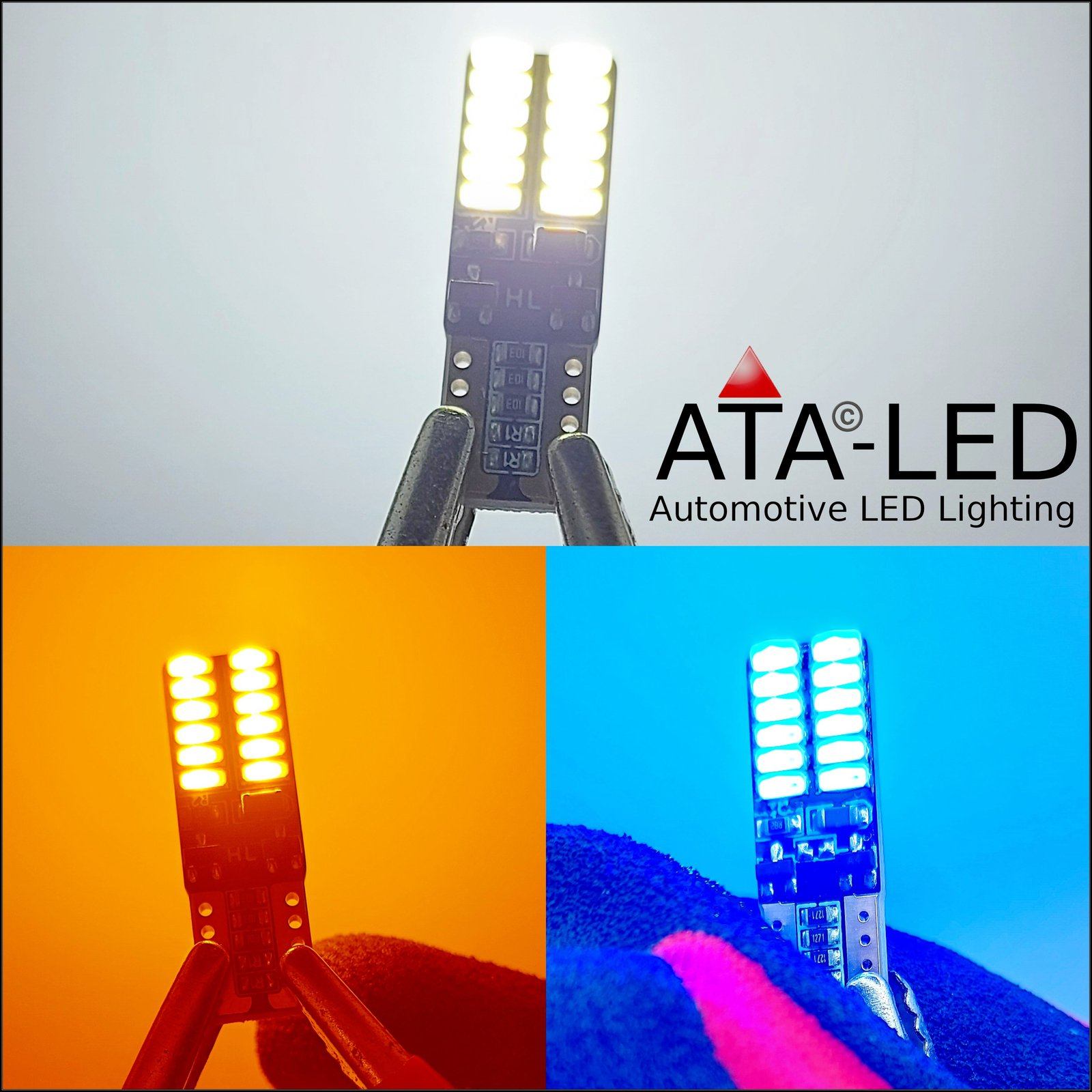 168/194/T10 - ATALED x 2 Backup LEDs 3000K, 6000k, 8000K – ATA LED