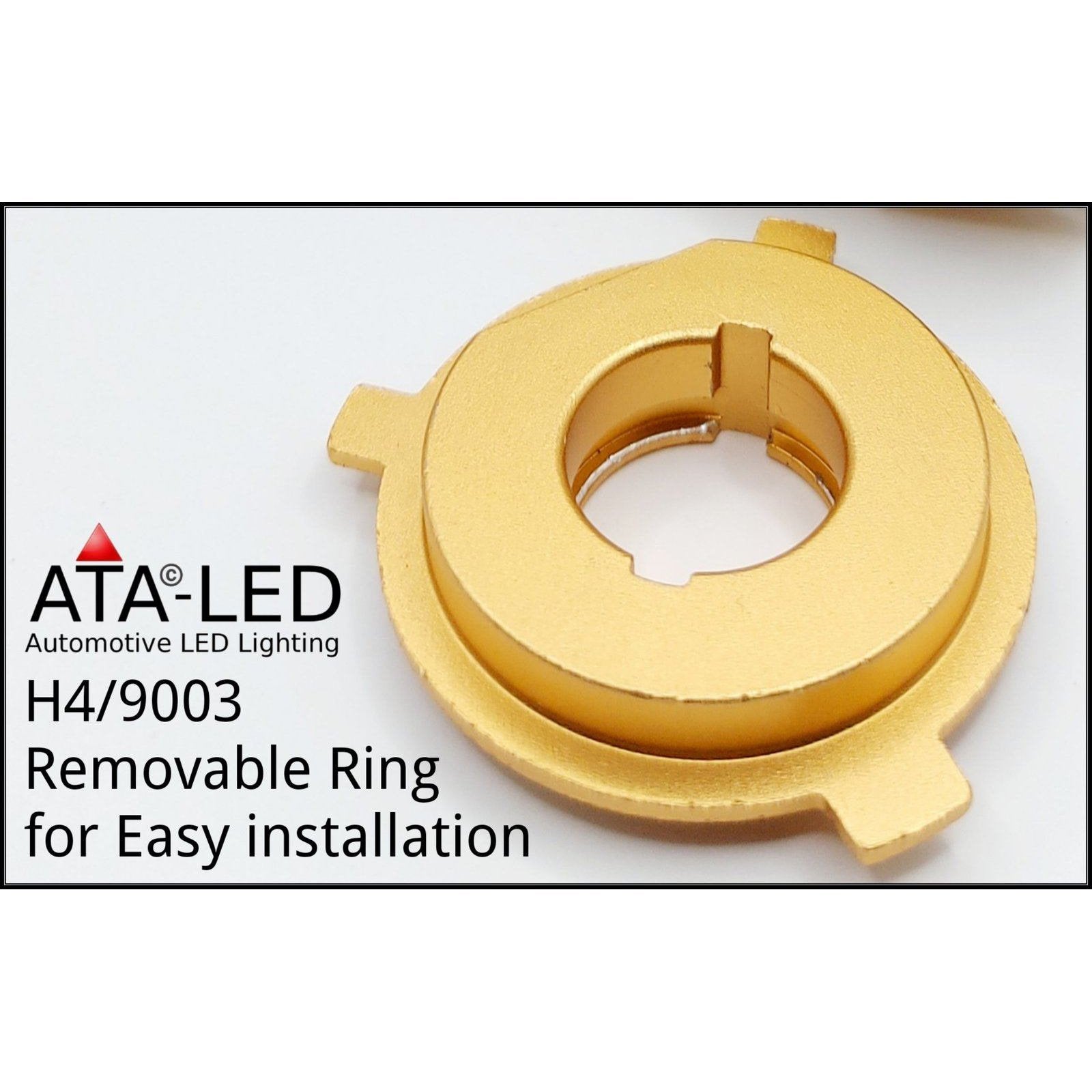 H4 9003 Removable Ring for Easy Installation