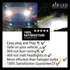 9008/H13 - (1 Set) 2 x ATALED Headlight bulbs - 6000k Pure White Color - High Intensity - Easy Plug and Play