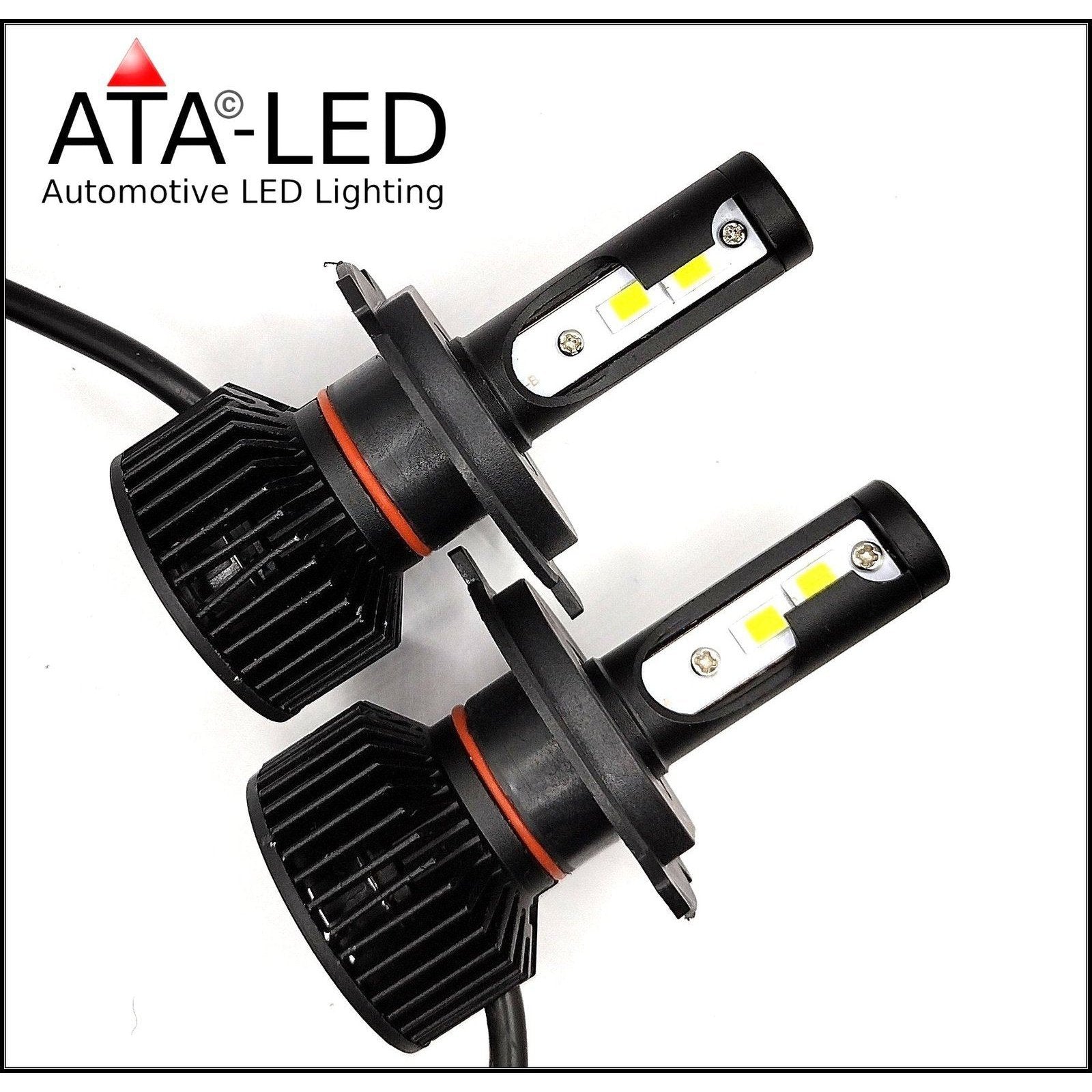 ATALED © H4/9003 - 2 x LED Headlight bulbs - 6000k – ATA LED Lighting