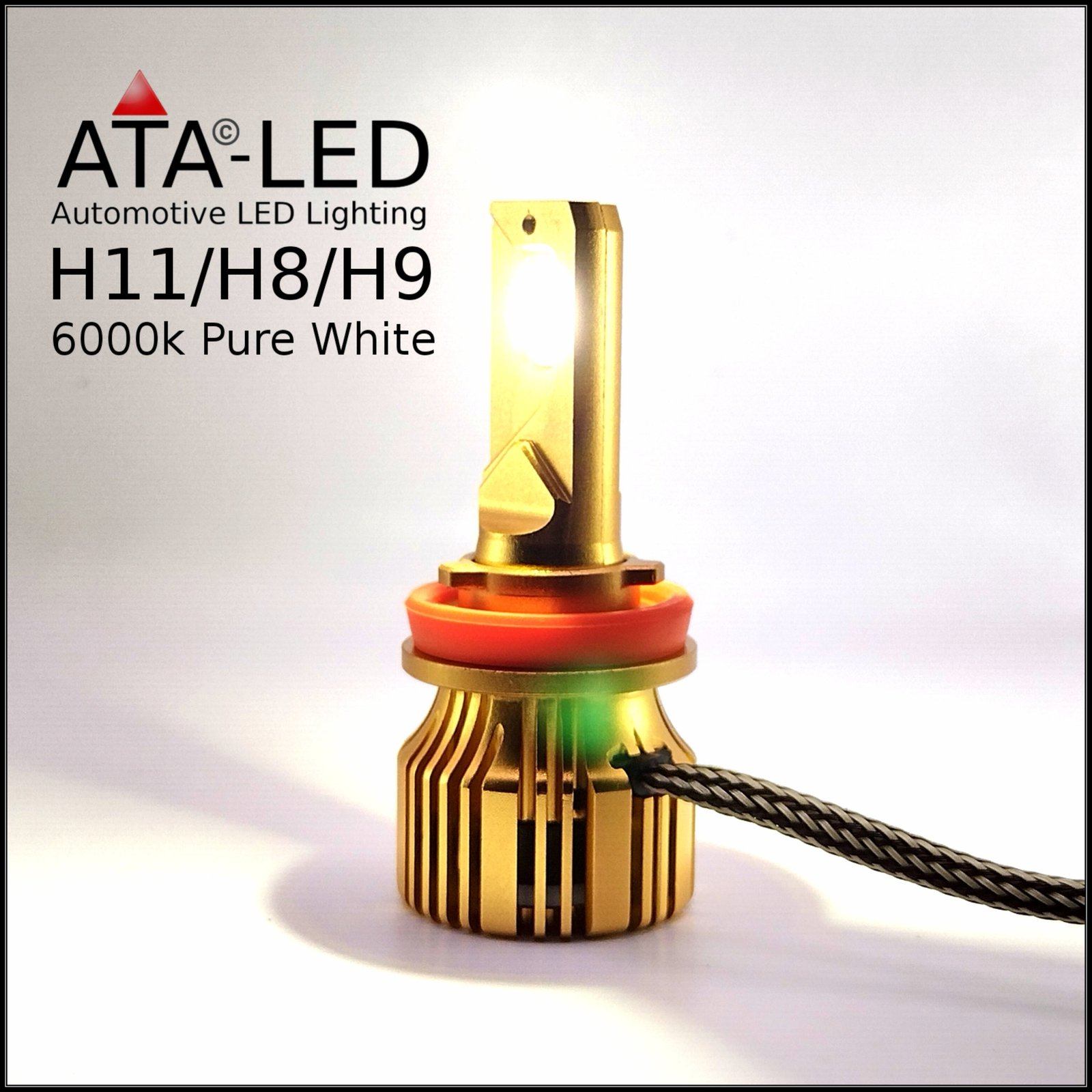 H11 H8 H9 R8 20000 Lumens 6000k Pure White bulb