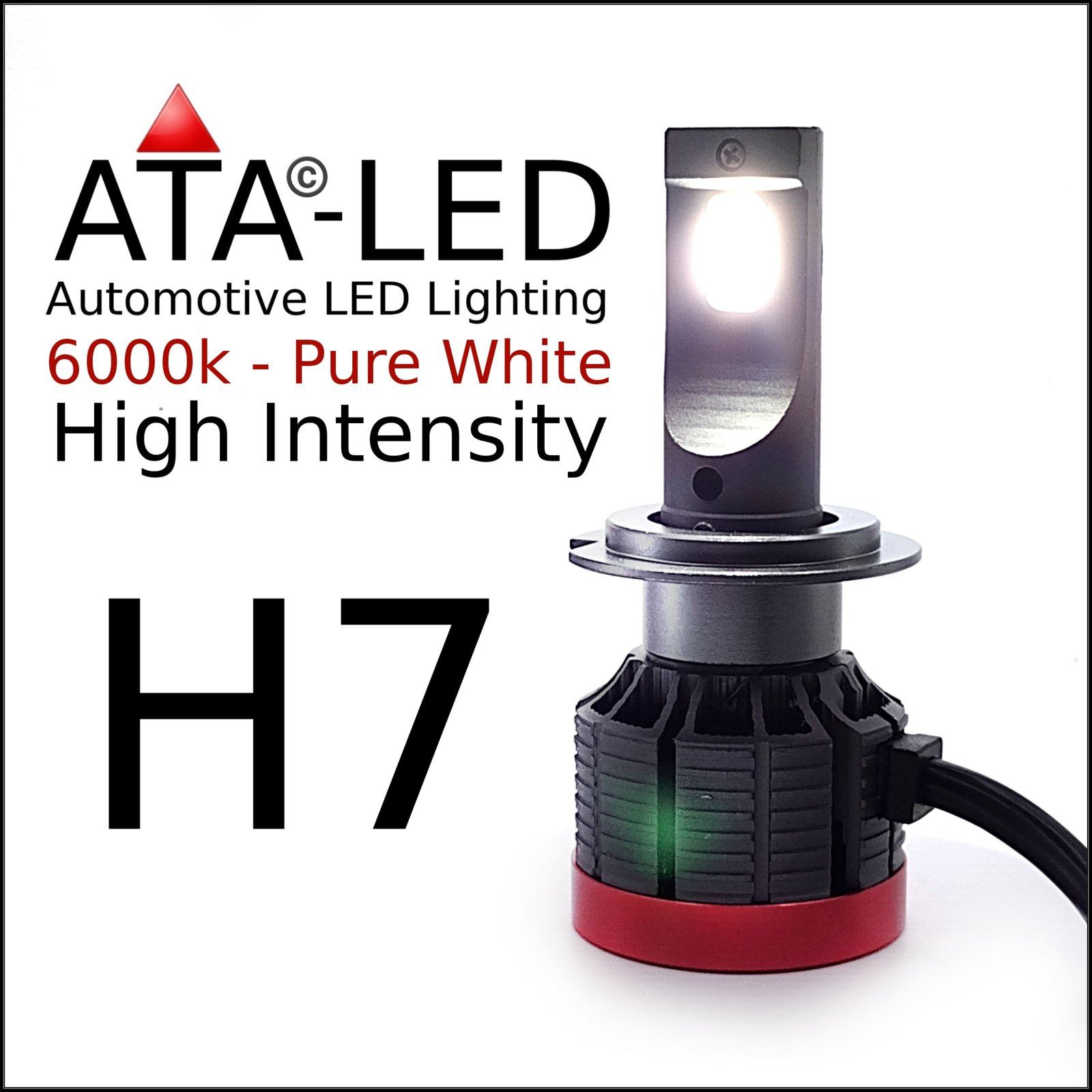 H7 Vector 9 26000 lumens 6000k Pure White High Intensity 