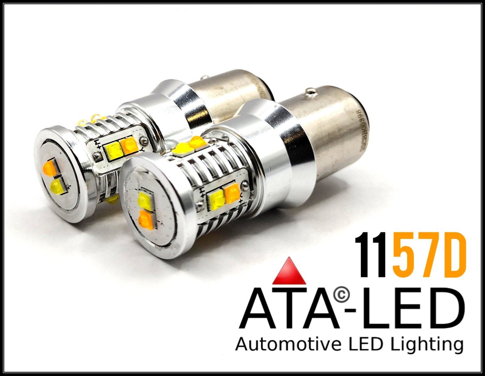 1157D - LPLUS x 2 Dual Switcback ATALED Amber/White LED Lights