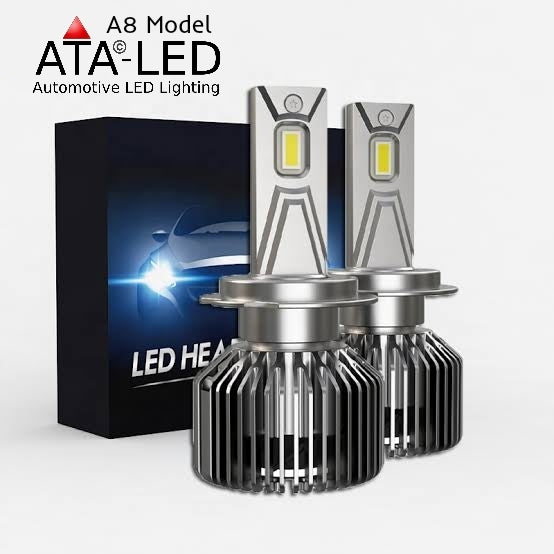 H11/H8/H9 - ATALED R8 - 20,000 Lúmens -  6000k (1 Set) 2 x Headlight bulbs