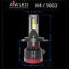 H4 9003 bulb specifications 17mm 79.9 mm 36.9mm 32.3mm