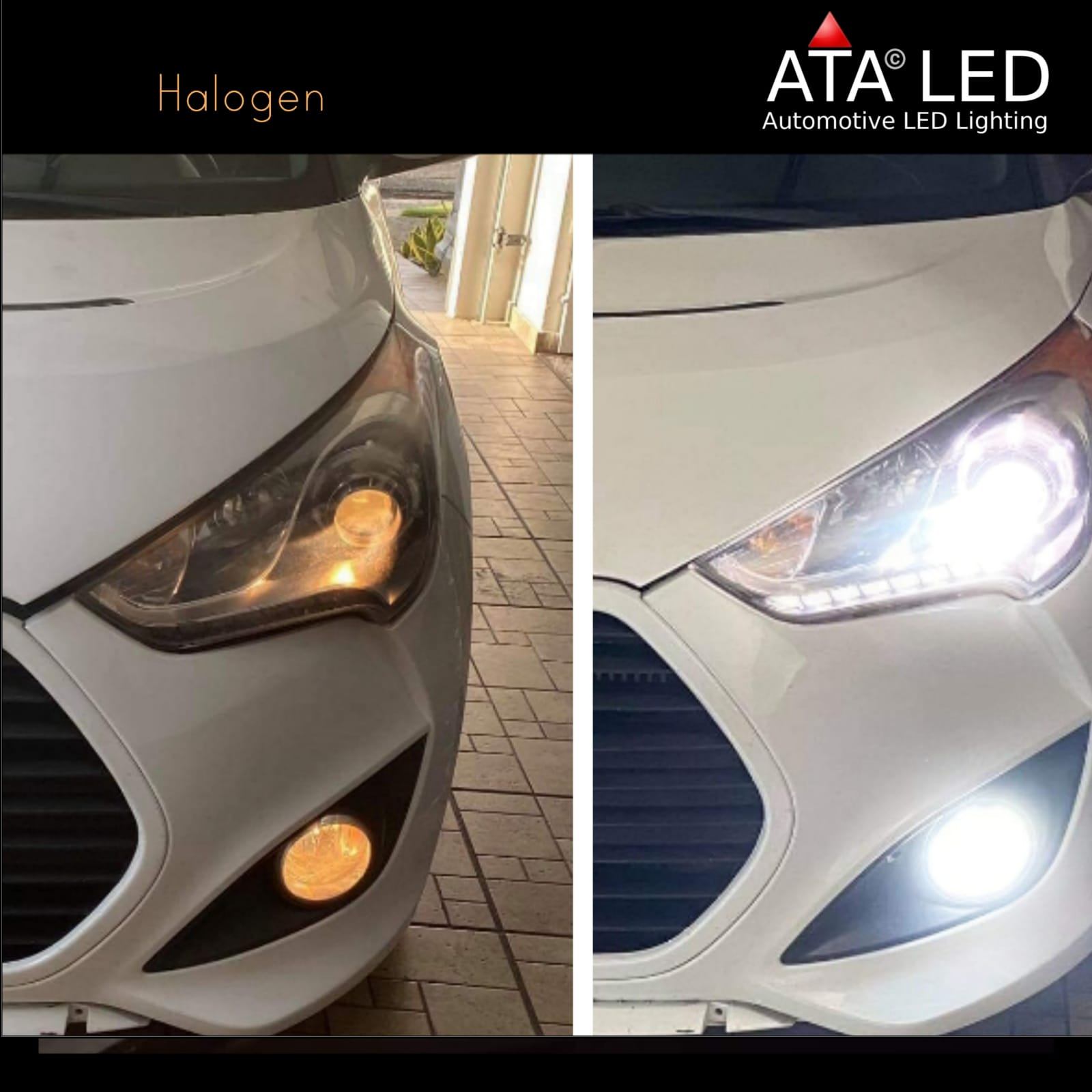 front headlights led vs halogen